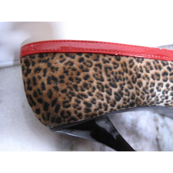 Baby Phat Womens Animal Print Stiletto Heels Size 8 - Picture 6 of 7